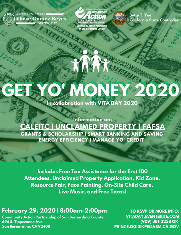 Get Yo’ Money 2020 in partnership with VITA DAY 2020